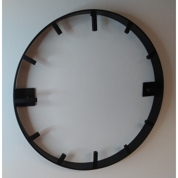 Obręcz stalowa pod zegar z godzinami LOFT